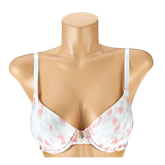 Breezies Demi Coverage Back Smoothing T-Shirt Bra NEW NWOT Size 34D - Picture 1 of 4